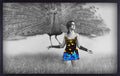 A Girl With a Peacock