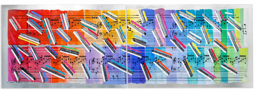 Crazy Piano Diptych