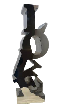 Hashtag Love 50 - Metal Sculpture