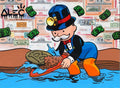 Monopoly Miner Panning for Bitcoin