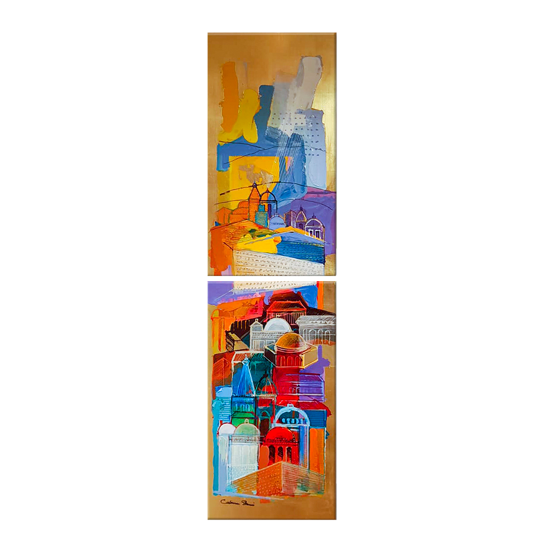 Jerusalem Gold - Diptych