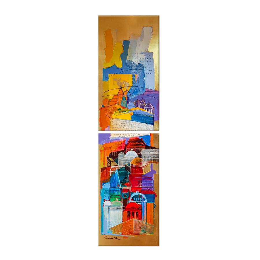 Jerusalem Gold - Diptych