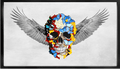 Front Skull with Wings