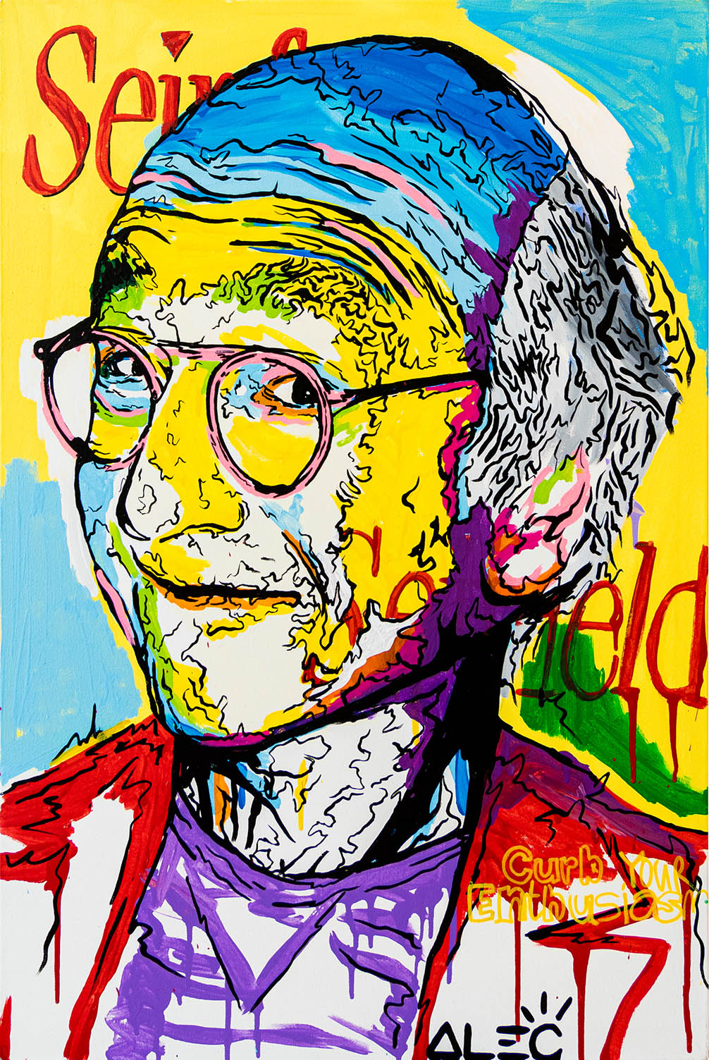 Comedian Icon Portrait