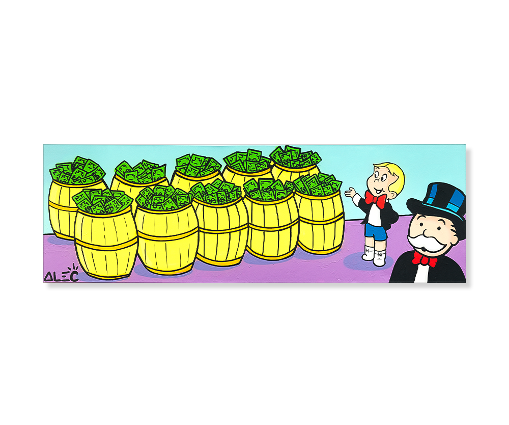 Monopoly and Richie With Barrels