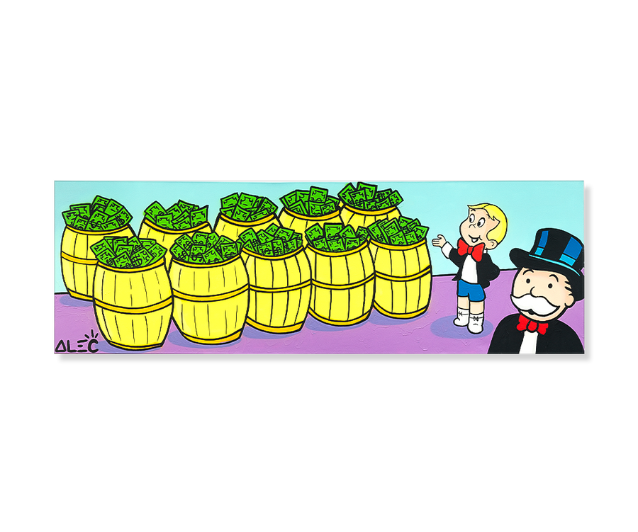 Monopoly and Richie With Barrels