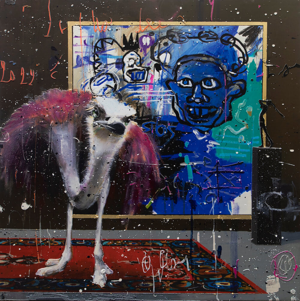 Blue Basquiat