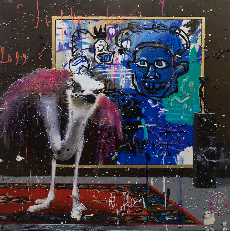 Blue Basquiat
