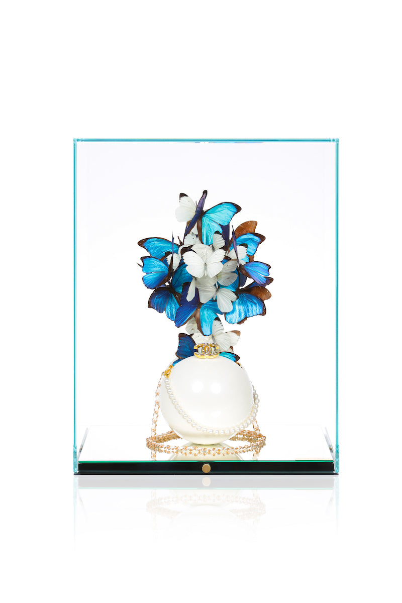 Chanel White Pearl - White & Blue II