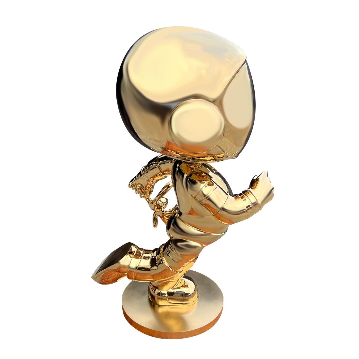 Running Astronaut Gold