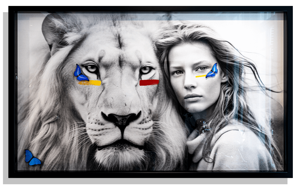 You and I - Girl with Lion