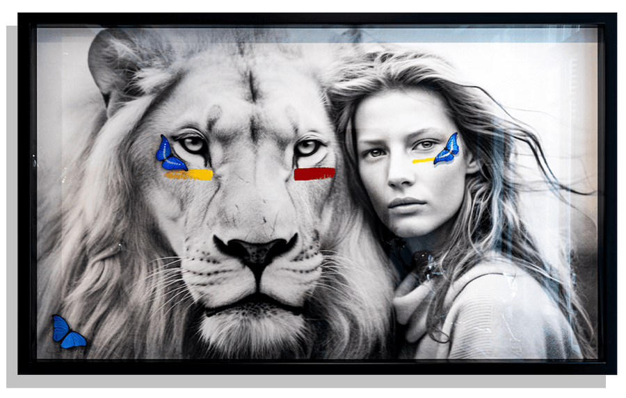 You and I - Girl with Lion