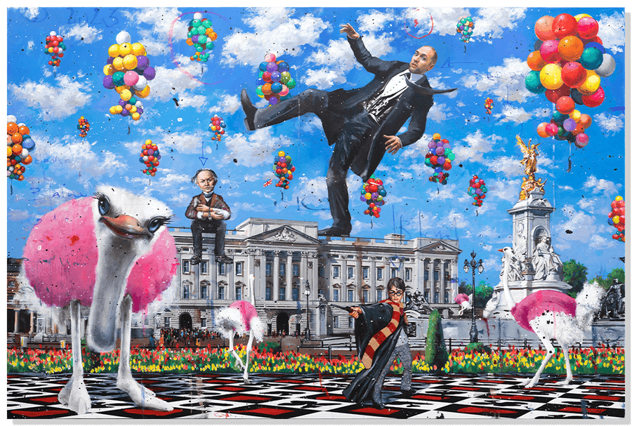 Colleagues in Buckingham Palace