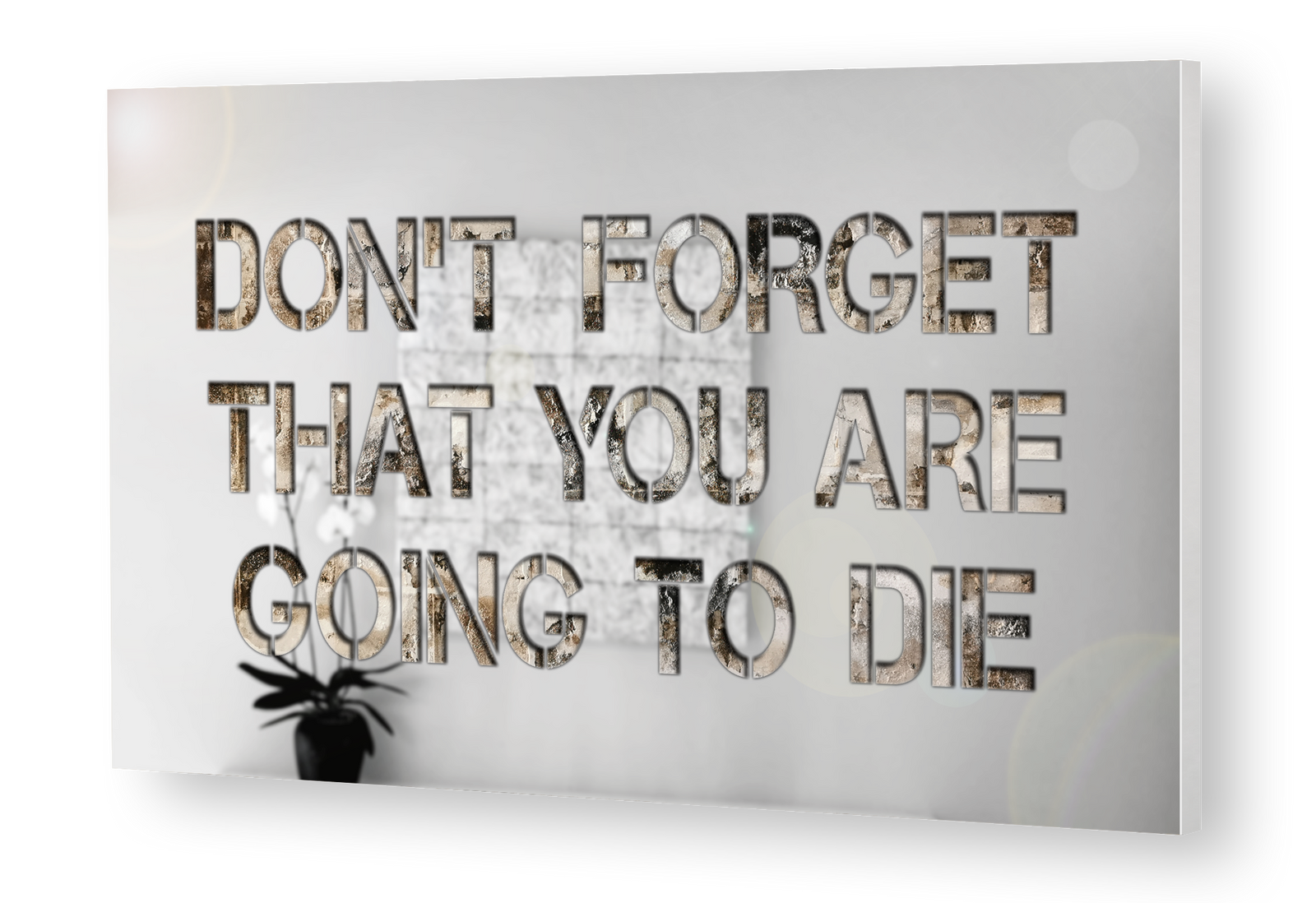 Don't Forget That You Are Going to Die