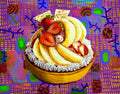 Cake with Peeled Orange