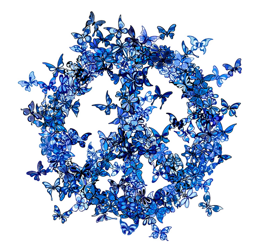 Butterfly Effect Blue Mykonos