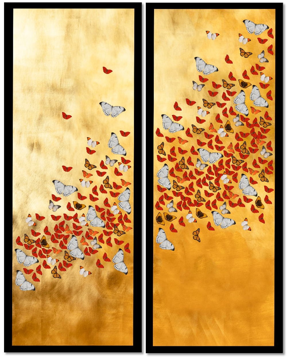 Red Changes Diptych