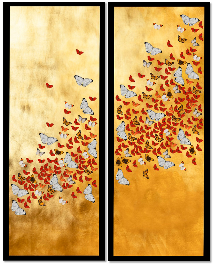 Red Changes Diptych