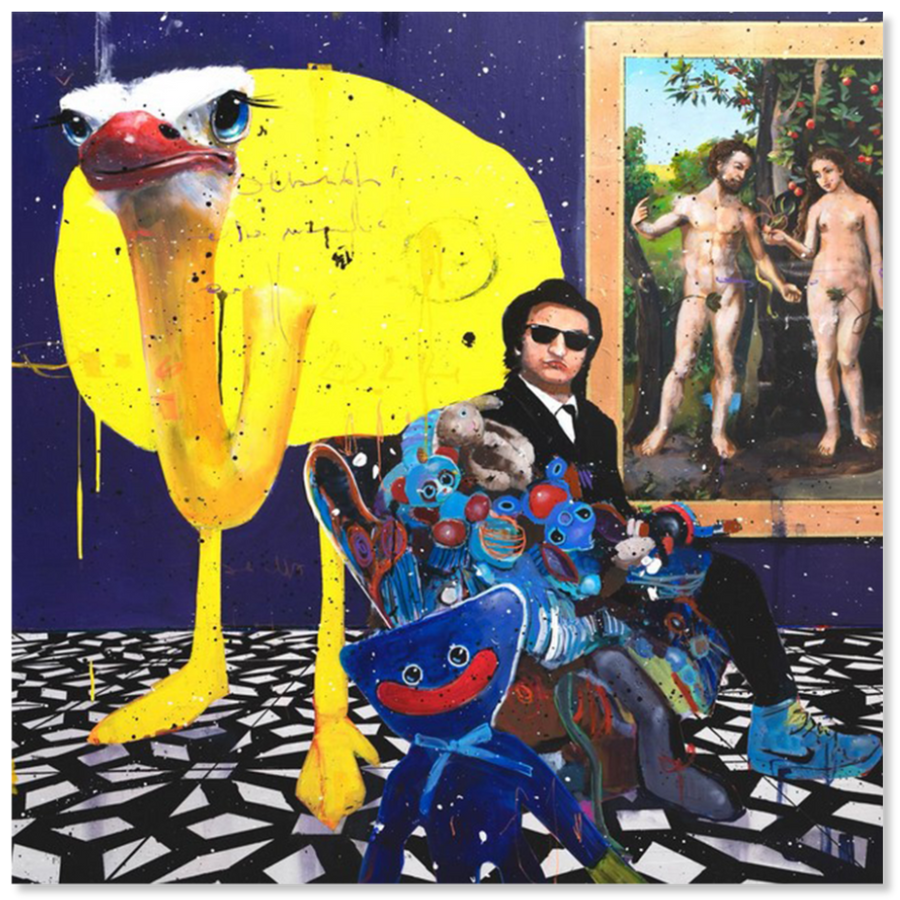 John and Yellow Ostrich