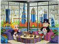 Monopoly and Richie Tea in Dubai Penthouse