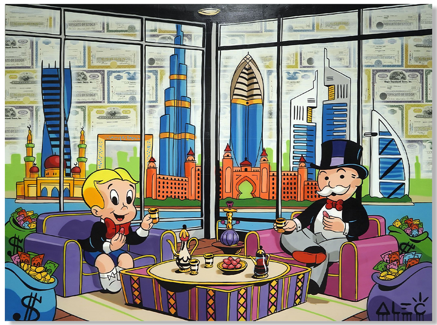 Monopoly and Richie Tea in Dubai Penthouse