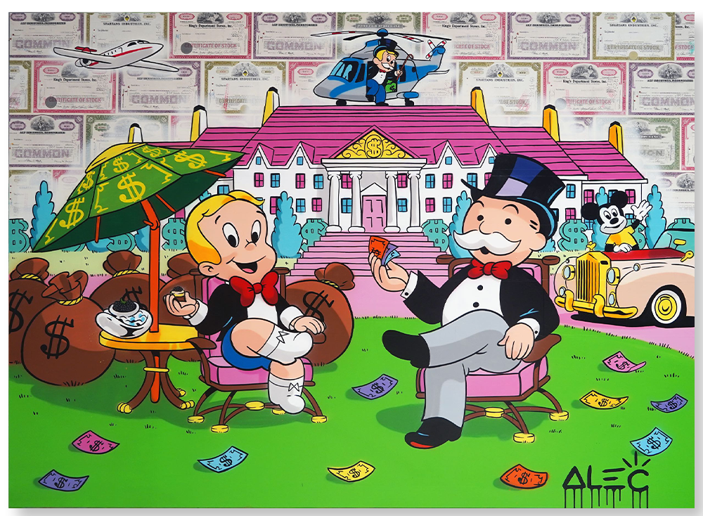 Monopoly and Richie Lawn Chairs out Front $ Mansion