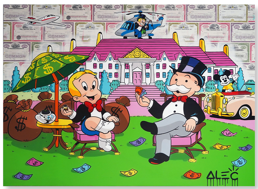 Monopoly and Richie Lawn Chairs out Front $ Mansion
