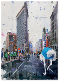 Blue Ostrich on Fifth