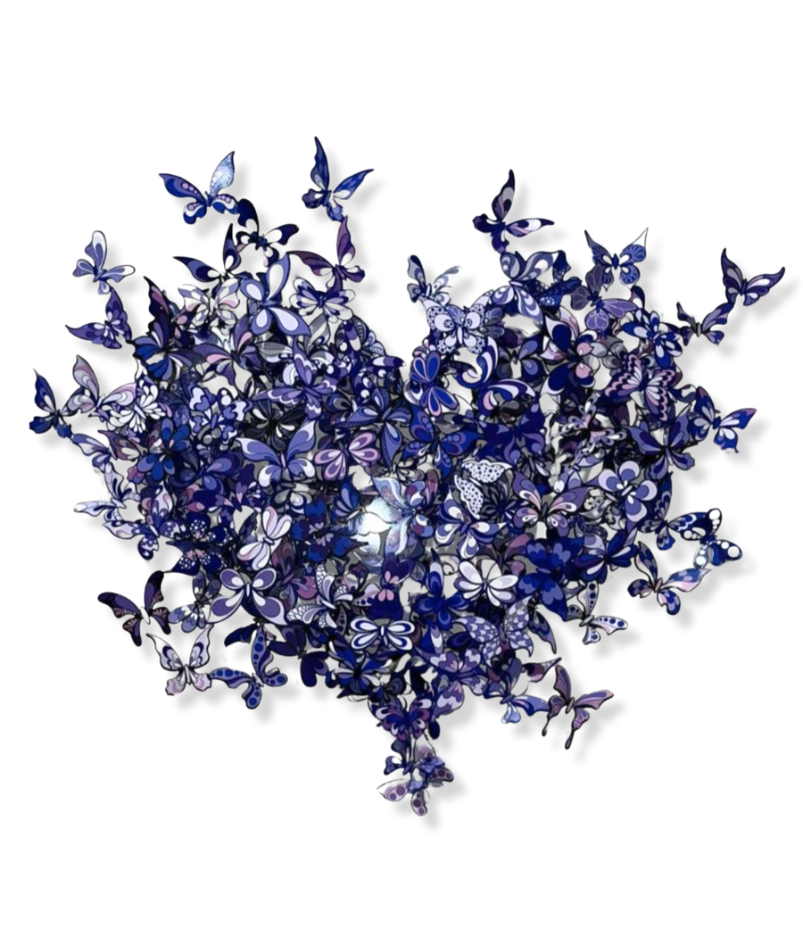 My Heart Is All a Flutter - Purple