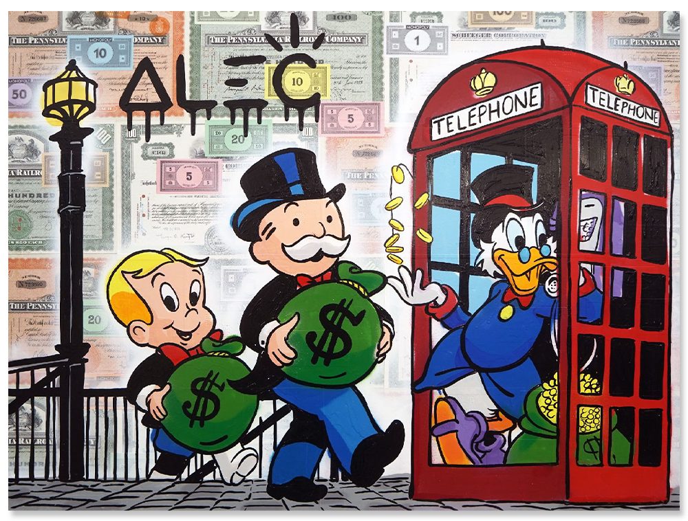 $ Team in London Calling in Red Phone Booth