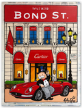 Title Deed Bond Street - Monopoly Parked - Red Car