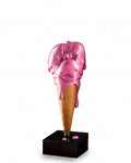Ice Cream Sculpture Pink Face